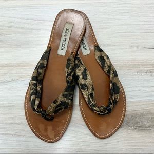 Steve Madden Animal Print Sandals